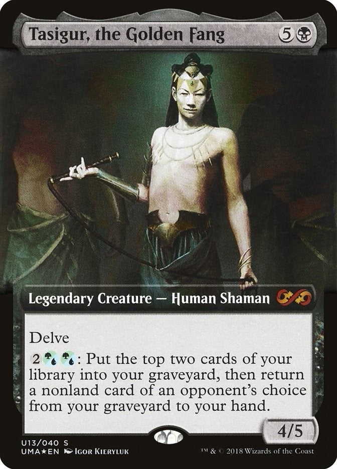 Tasigur the Golden Fang (U13) [UMA:BT]