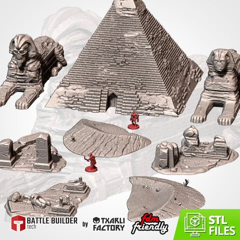 Egypt 3D printed terrain view 17