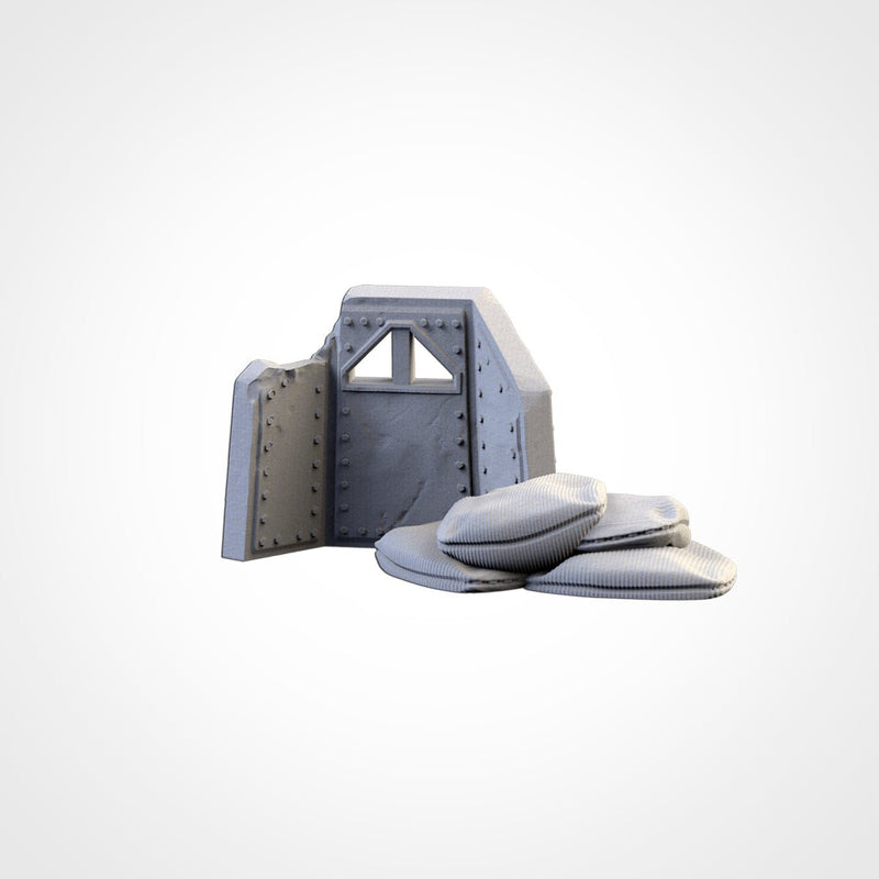 Street Barricades 3D printed terrain view 17