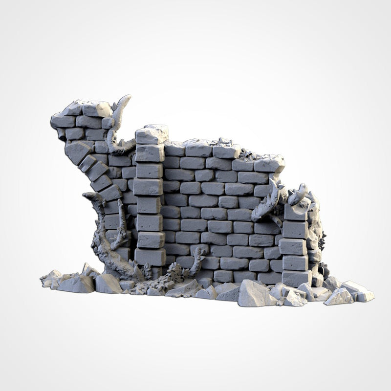 Abandoned City Ruins 3D printed terrain view 17