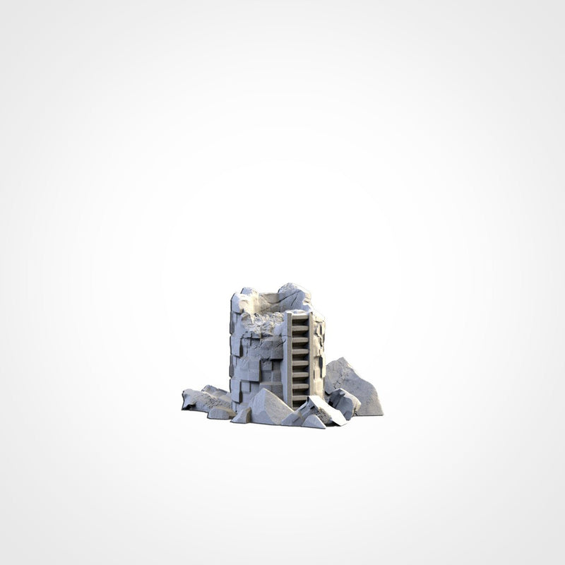 Nuclear Plants 3D printed terrain view 17