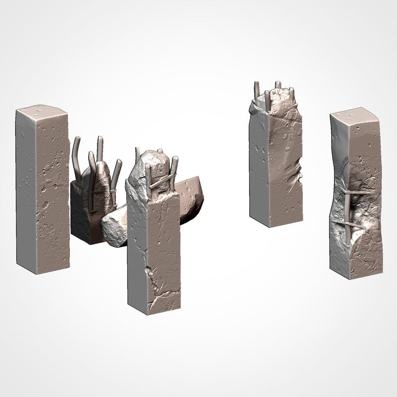 Obstacles Of War 3D printed terrain view 17