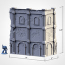 Classic Ruins WTC Set 01 3D printed terrain view 17