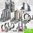 Ancient Civilization 3D printed terrain view 17