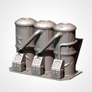 Industrial Sector 3D printed terrain view 17