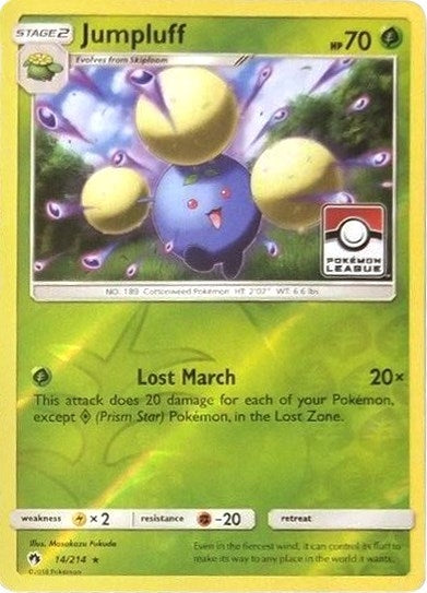 Jumpluff 14 214 Pokemon League (014/214) [PR]