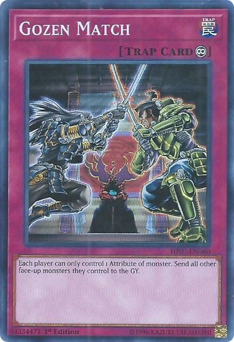Gozen Match [HISU-EN060] Super Rare
