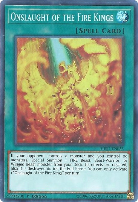 Onslaught of the Fire Kings (HISU-EN055) [HISU]