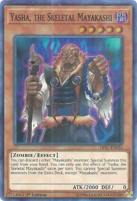 Yasha the Skeletal Mayakashi (HISU-EN031) [HISU]