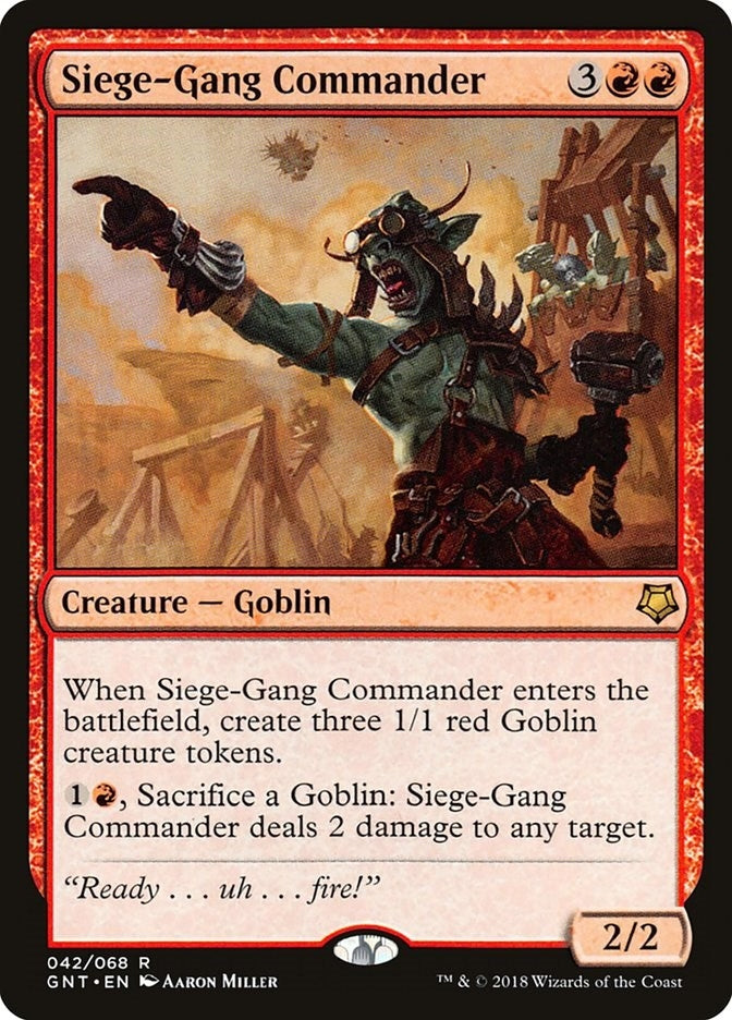 Siege Gang Commander (42) [GNT]