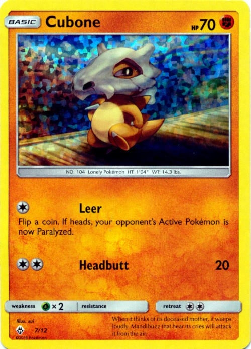 Cubone 7 12 (007/012) [MCD18]