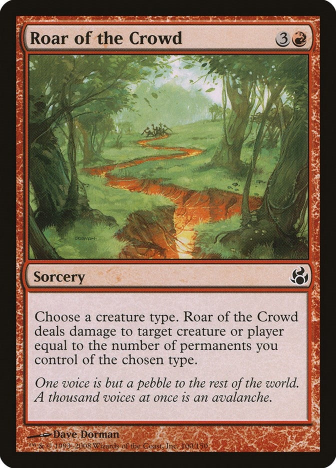 Roar of the Crowd (100) [MOR]