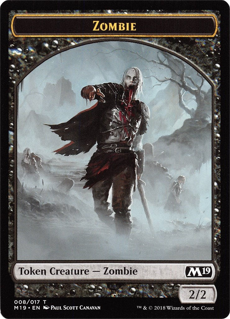 Zombie Goblin Double sided Token Game Night (8 // 11) [M19]