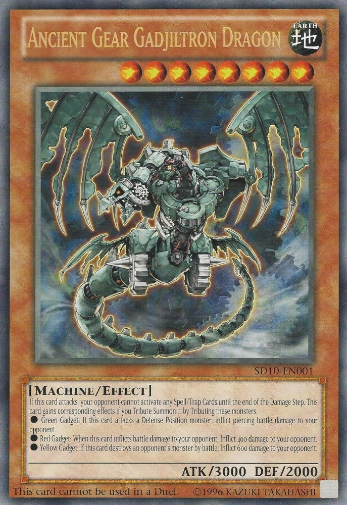 Ancient Gear Gadjiltron Dragon Oversized Machine Madness (SD10-EN001) [VBX]