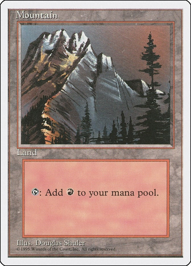 Mountain (Snow Top / Highest Point on Left) [Fourth Edition]