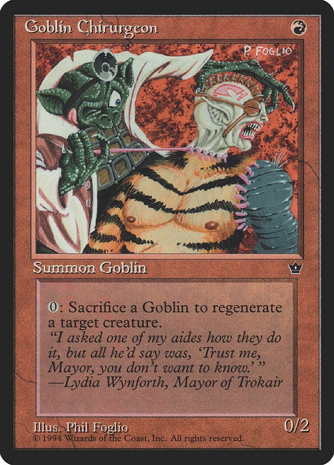 Goblin Chirurgeon Foglio [FEM]