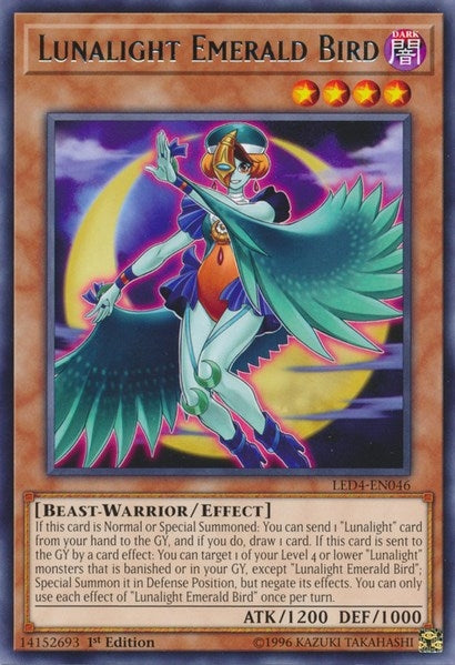Lunalight Emerald Bird (LED4-EN046) [LED4]