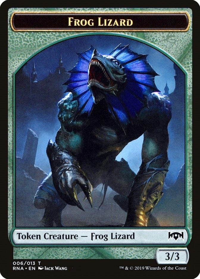 Frog Lizard Token (6) [RNA]