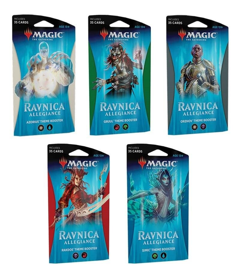 Ravnica Allegiance Theme Booster Pack Set of 5 [RNA]
