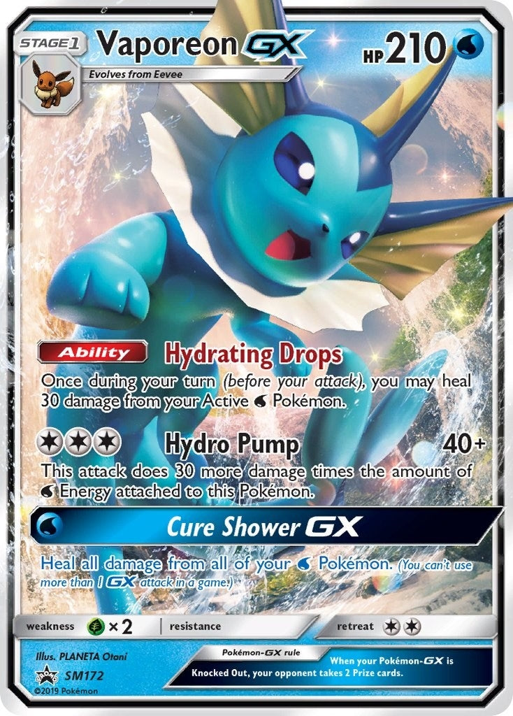 Vaporeon GX SM172 (SM172) [SMP]