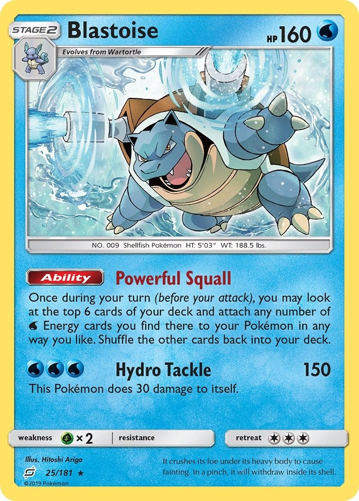 Blastoise (25/181) [SM9]