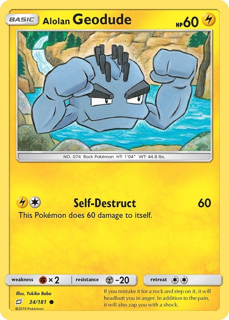 Alolan Geodude 34 (34/181) [SM9]