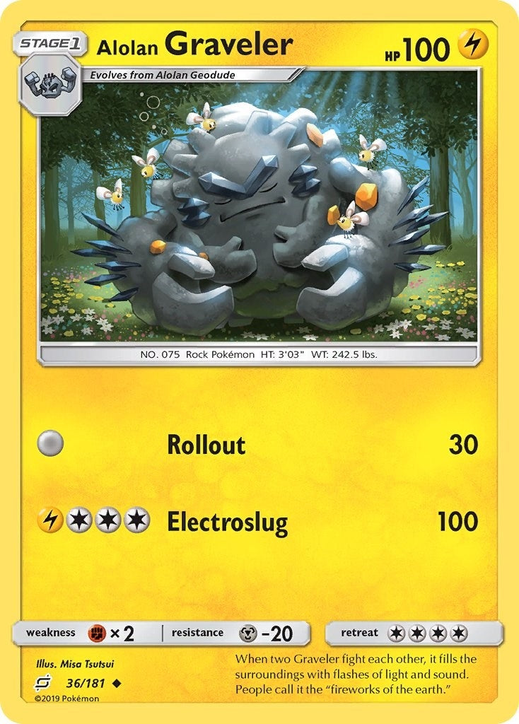 Alolan Graveler (36/181) [SM9]