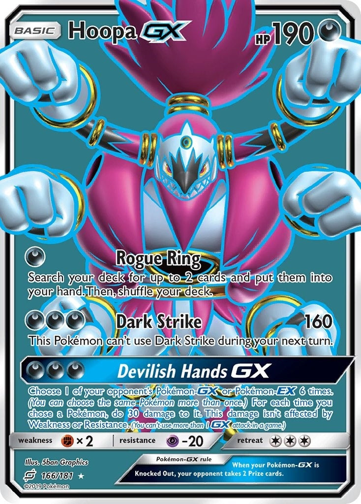 Hoopa GX Full Art (166/181) [SM9]