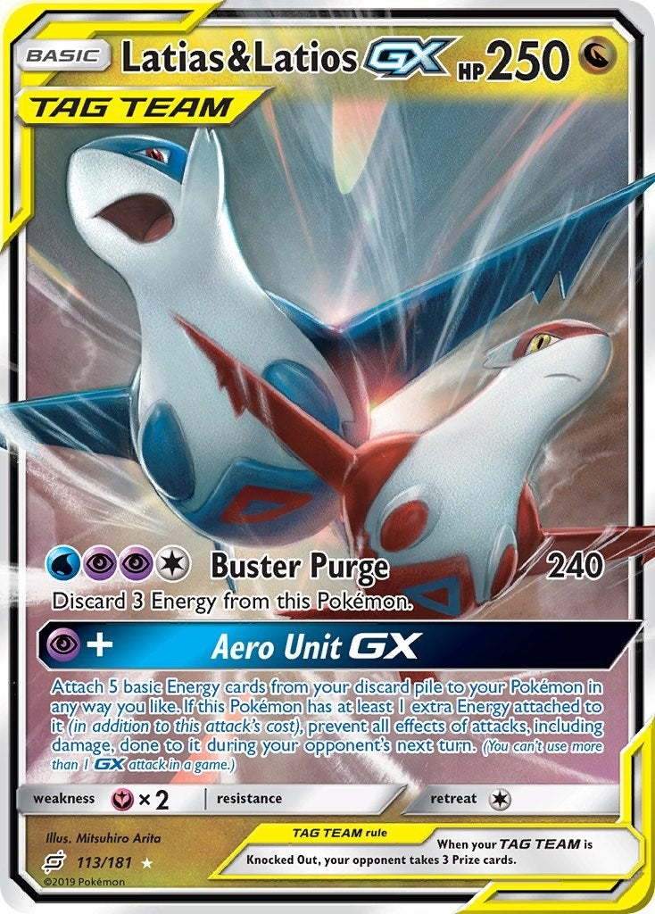 Latias and Latios GX (113/181) [SM9]