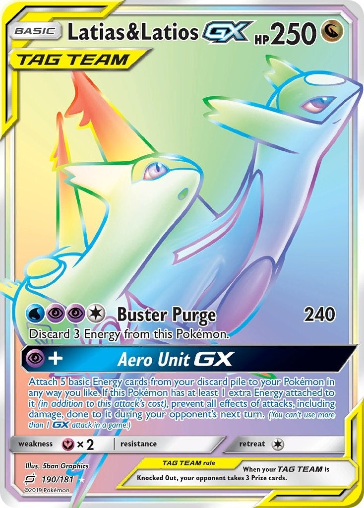 Latias and Latios GX Secret (190/181) [SM9]