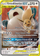 Eevee & Snorlax GX (120/181) (SM - Team Up)