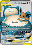 Eevee and Snorlax GX Full Art (171/181) [SM9]