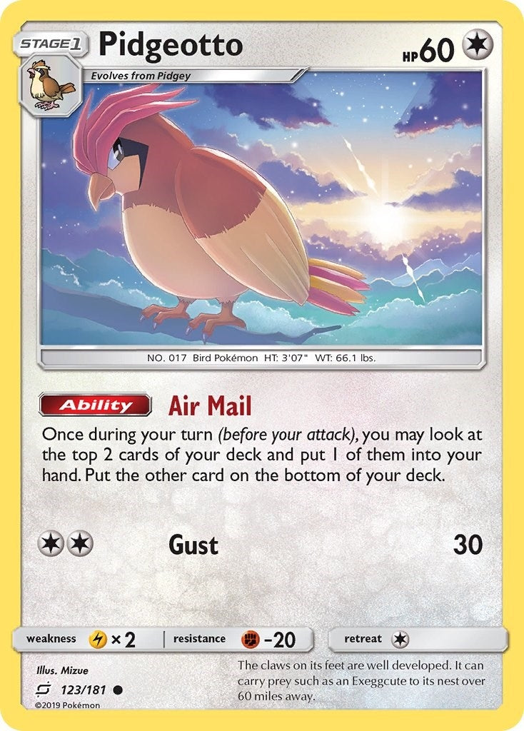 Pidgeotto (123/181) [SM9]