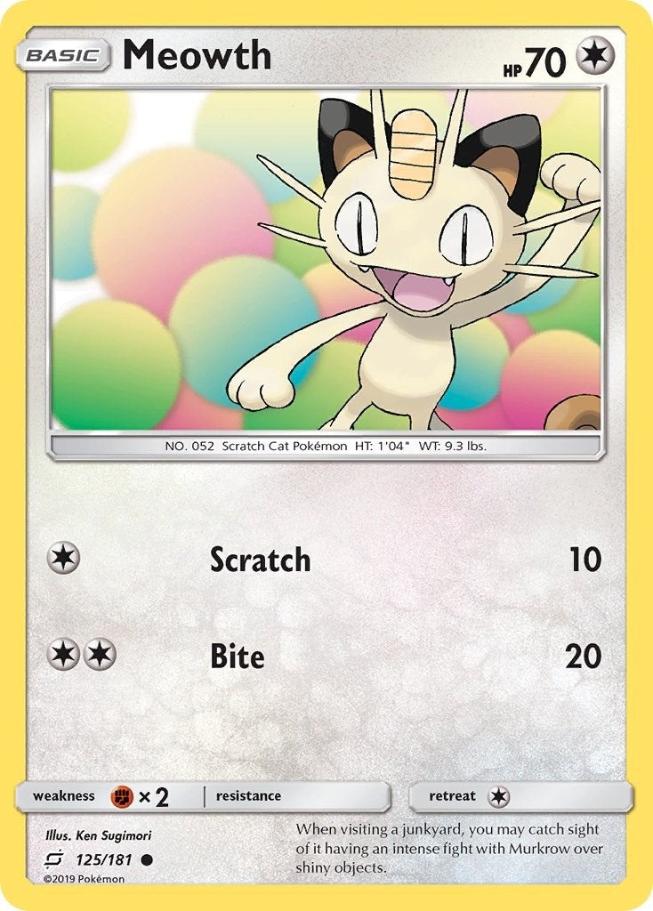 Meowth (125/181) [SM9]