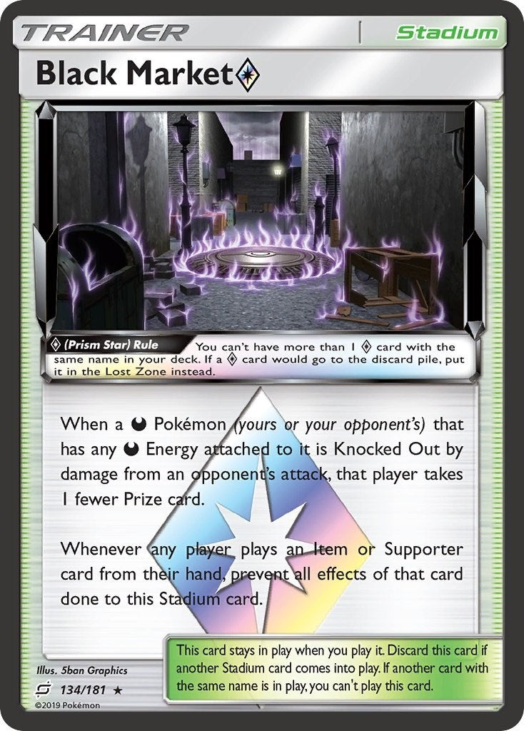 Black Market Prism Star (134/181) [SM9]