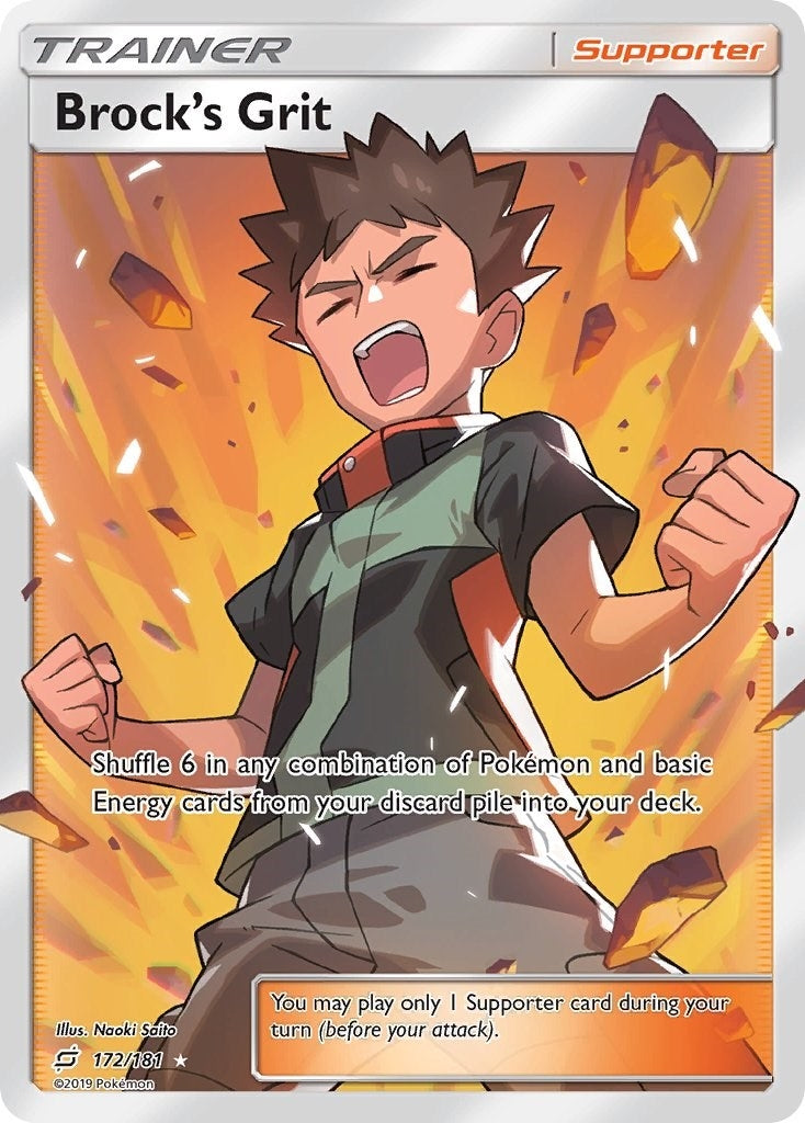 Brocks Grit Full Art (172/181) [SM9]