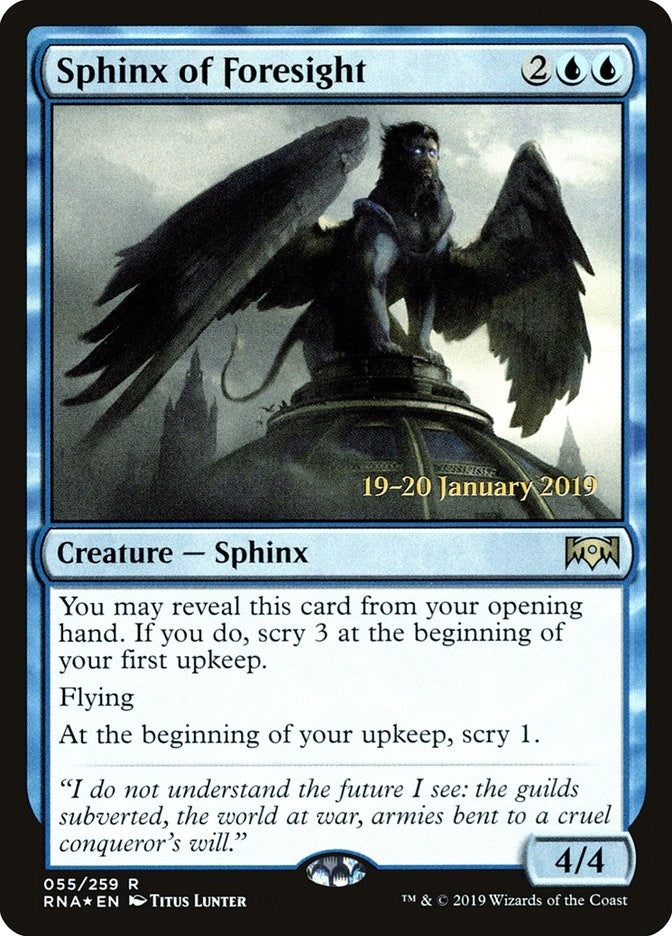 Sphinx of Foresight (55) [PRE]
