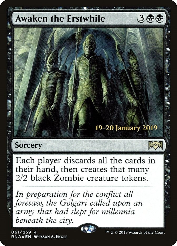 Awaken the Erstwhile (61) [PRE]
