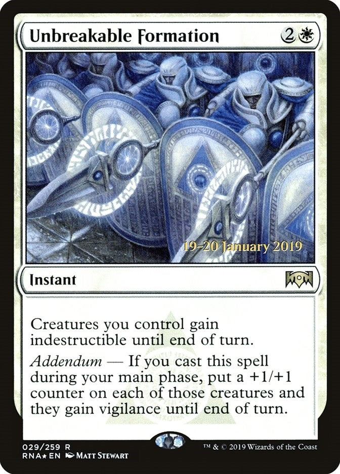 Unbreakable Formation (29) [PRE]