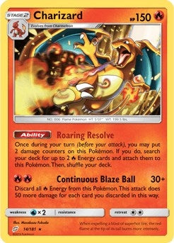 Charizard 14 181 SM Team Up (014/181) [PR]