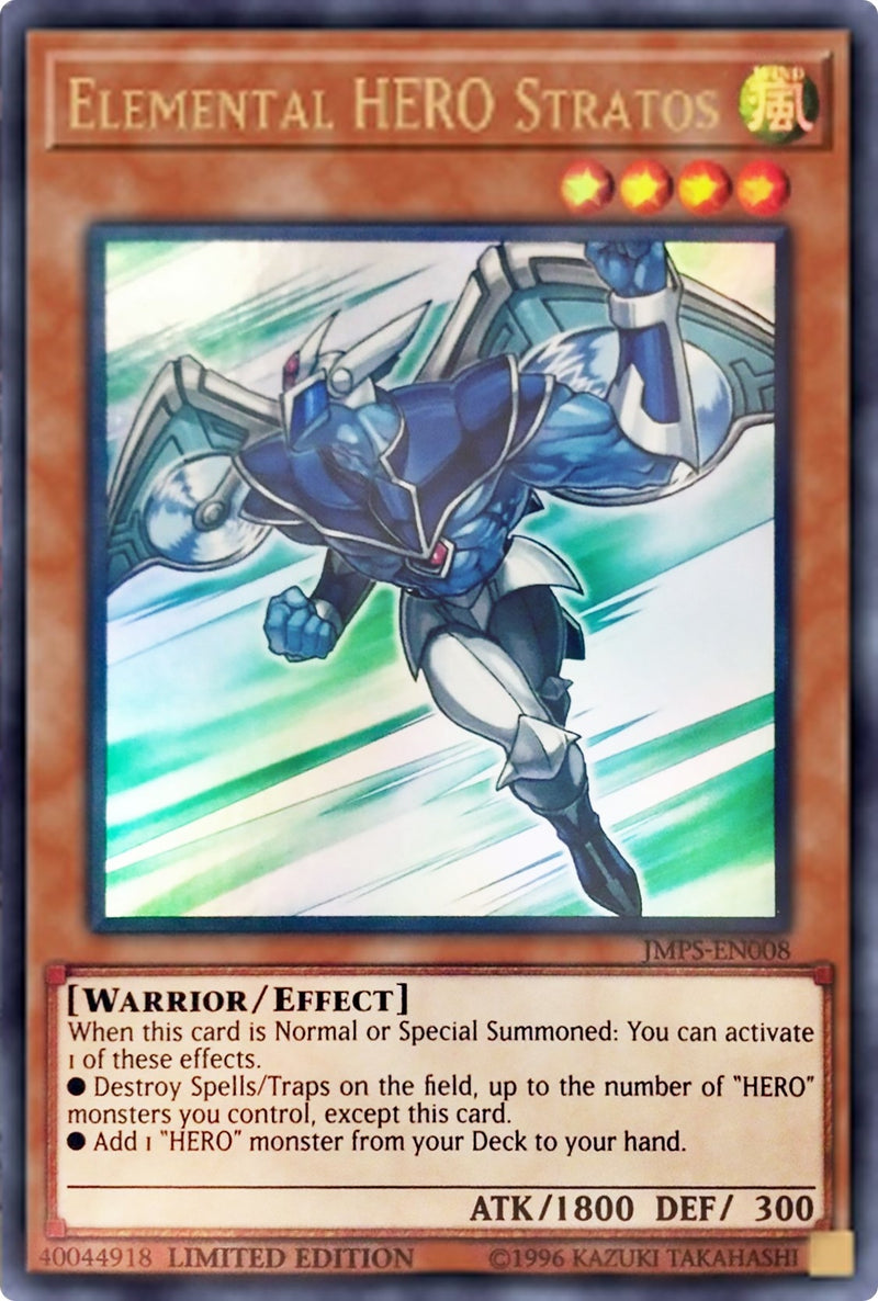Elemental HERO Stratos Ultra Rare (JMPS-EN008) [SJMP]