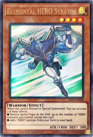 Elemental HERO Stratos Ultra Rare (JMPS-EN008) [SJMP]