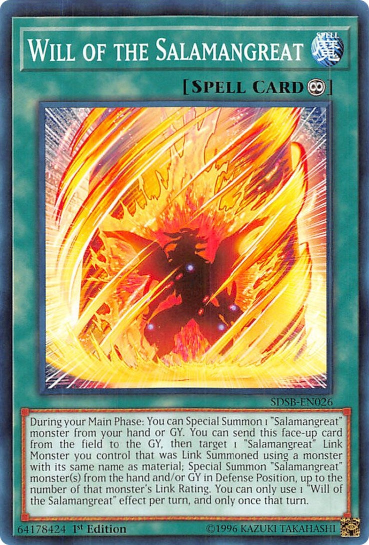 Will of the Salamangreat (SDSB-EN026) [SDSB]