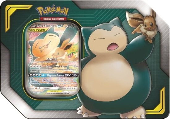 TAG TEAM Tin Eevee and Snorlax GX [SM9]