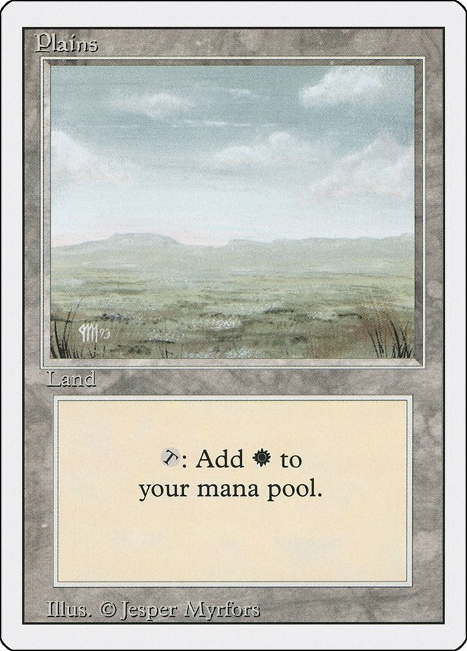 Plains (Signature on Left) [Revised Edition]
