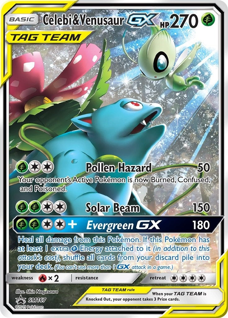 Celebi and Venusaur GX SM167 (SM167) [SMP]