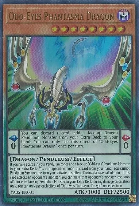 Odd Eyes Phantasma Dragon (YA05-EN001) [YA01]