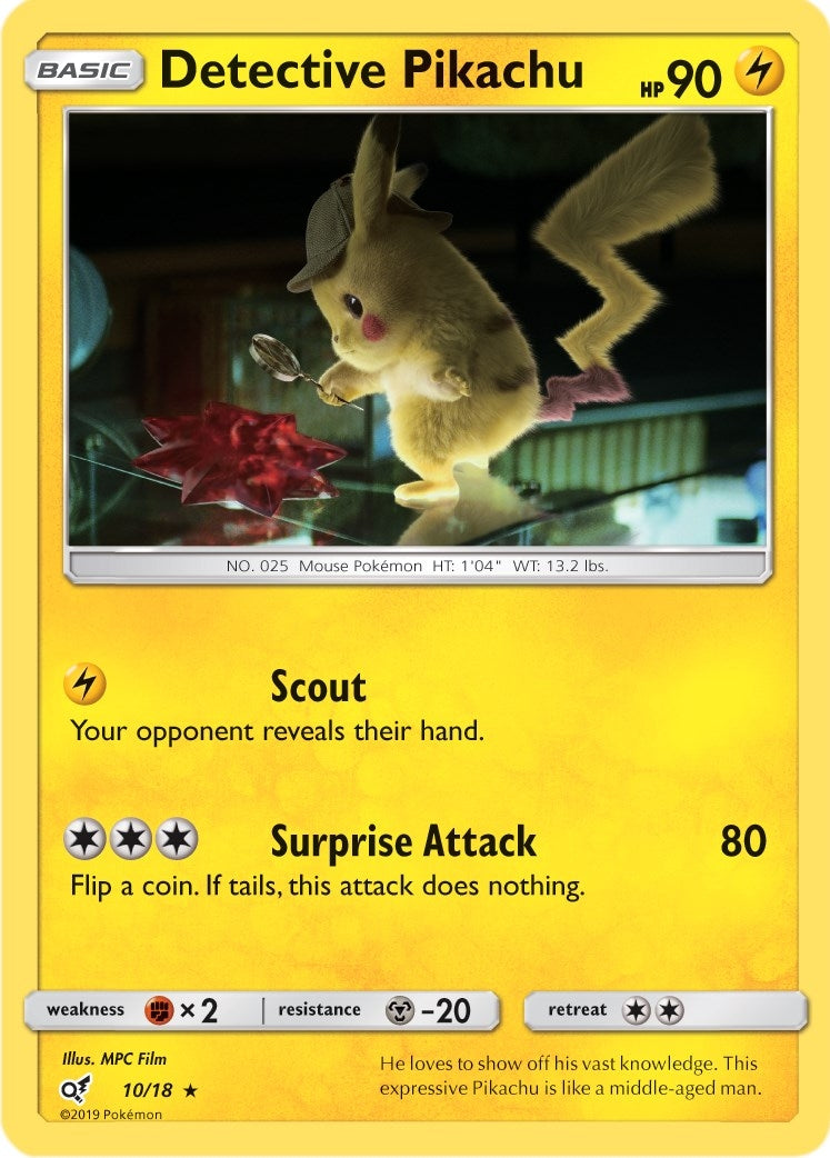 Detective Pikachu (10/18) [DEP]