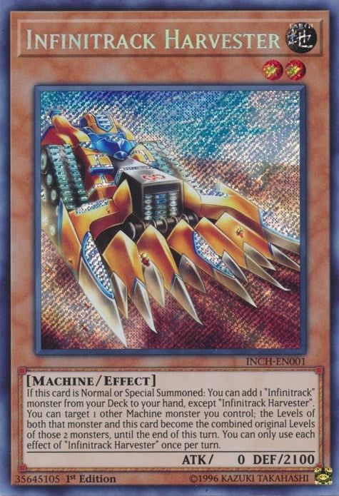 Infinitrack Harvester [INCH-EN001] Secret Rare