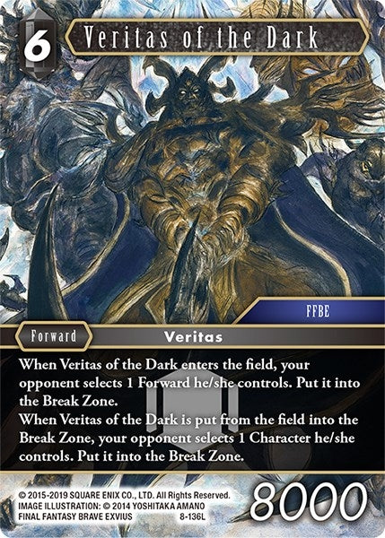 Veritas of the Dark (8-136L) [OP8]